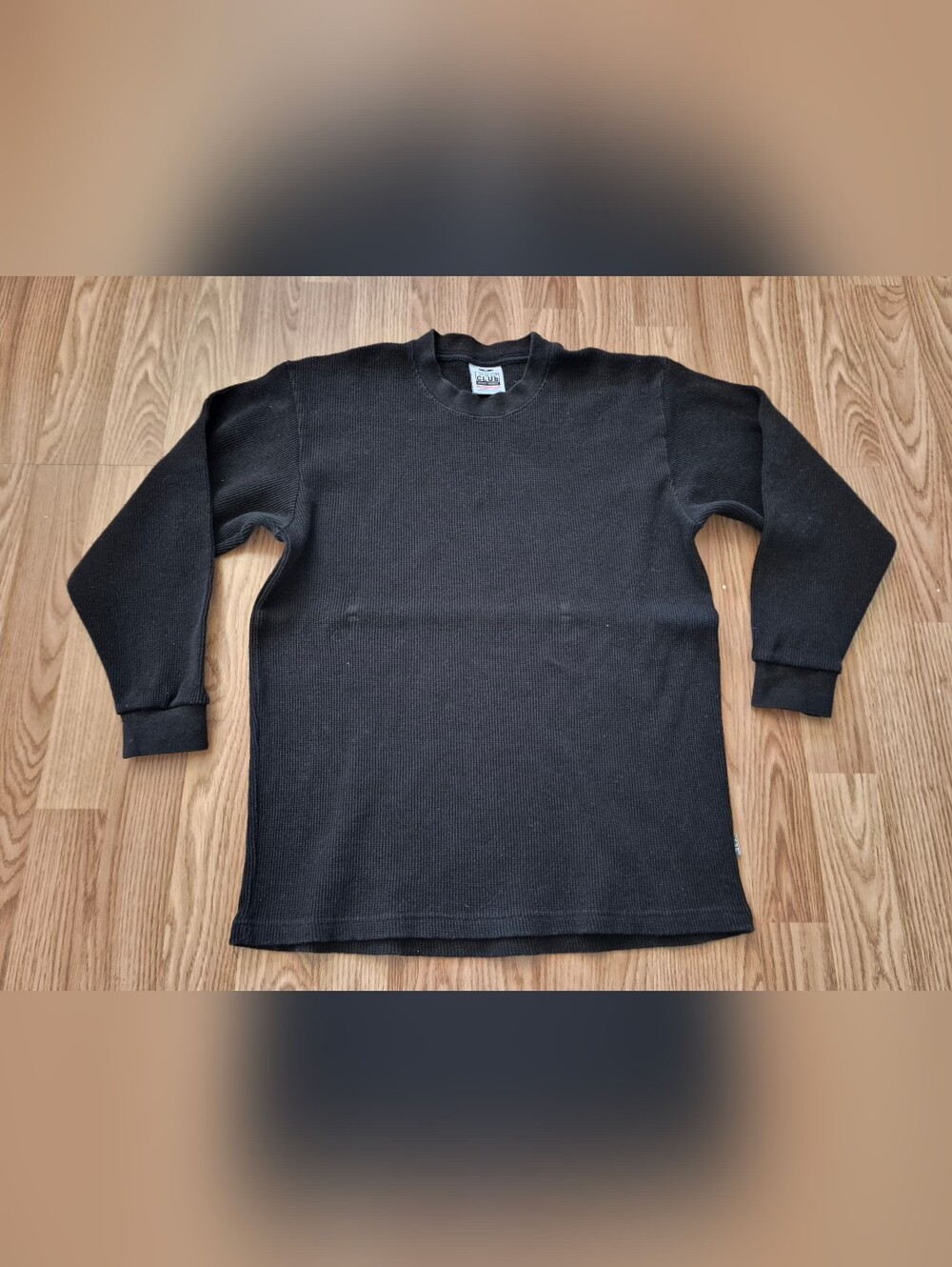 Pro Club Heavyweight Men's Black Cotton Long Sleeve Shirt